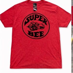 Dodge Super Bee Graphic T-Shirt Red Size 2XL Short Sleeve NWT